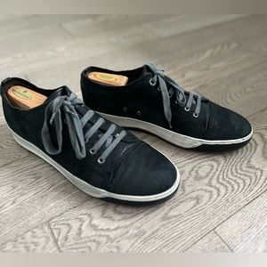 LANVIN Nubuck Leather Dress Sneaker